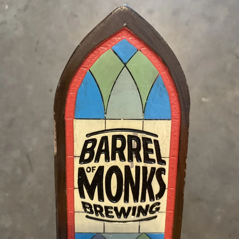 Beer Tap Handle Barrel of Monks Brewing Beer Tap Handle FREE SHIPPING